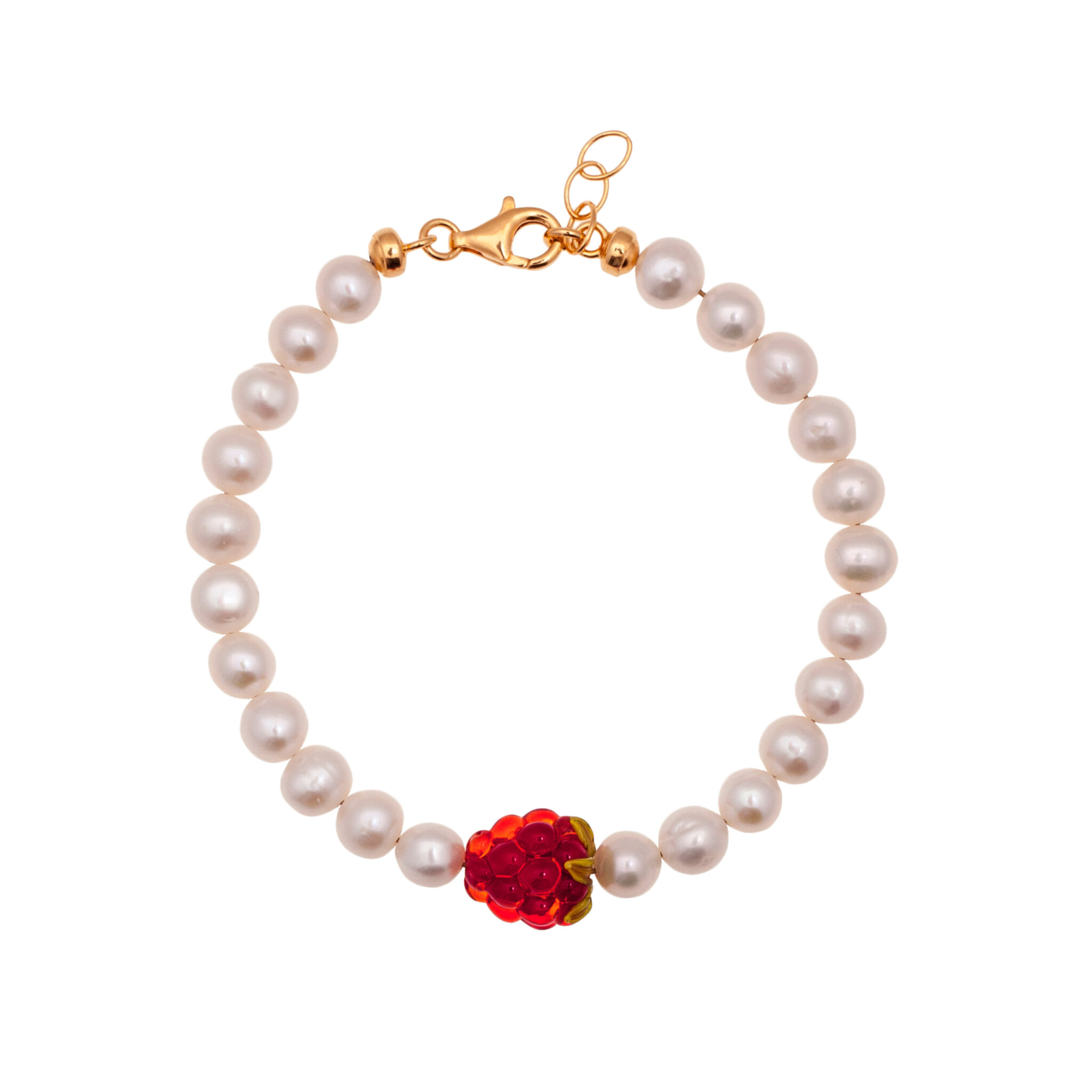 Pearl and Raspberry Bracelet – 10 DECOART