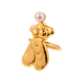 24K GOLD PLATED SILVER 925 WITH PEARL
