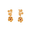 earrings, 10decoart, flowers