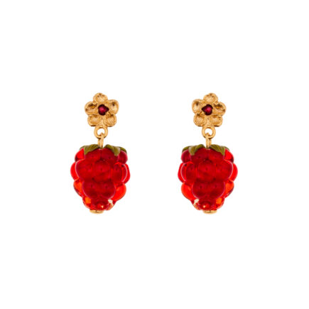 10 decoart red raspberry earrings jewellery