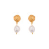 pearl earrings with daisy from 10 decoart
