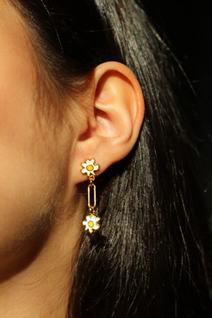 camomile earrings 10 decoart rose