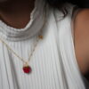red raspberry pendant. Treasures from 10 DECOART