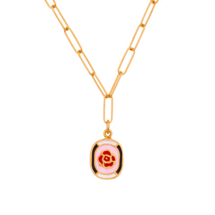 10 decoart pendant with rose