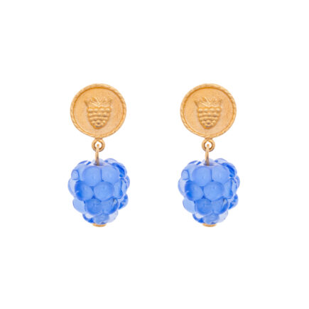 raspberries blue 10decoart jewellery earrings