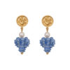 blue coral earrings from 10decoart jewellery brand