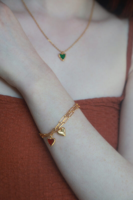 Pearl and Raspberry Bracelet – 10 DECOART