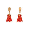 orange bells earrings from 10 decoart