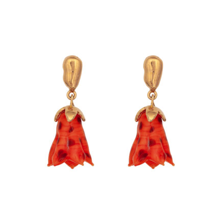 orange bells earrings from 10 decoart