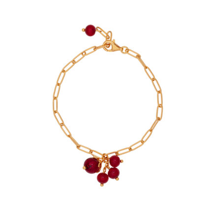 bracelet with murano grape of currants