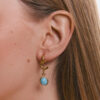 larimar earrings