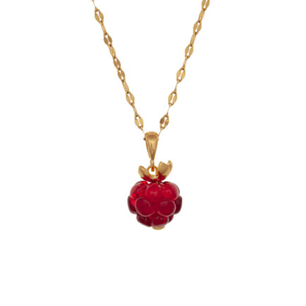 red raspberry pendant