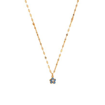 forget me not pendant. Small blue flower