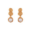 elegant earrings with pearls