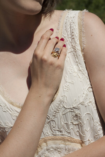 rings enameled for spring