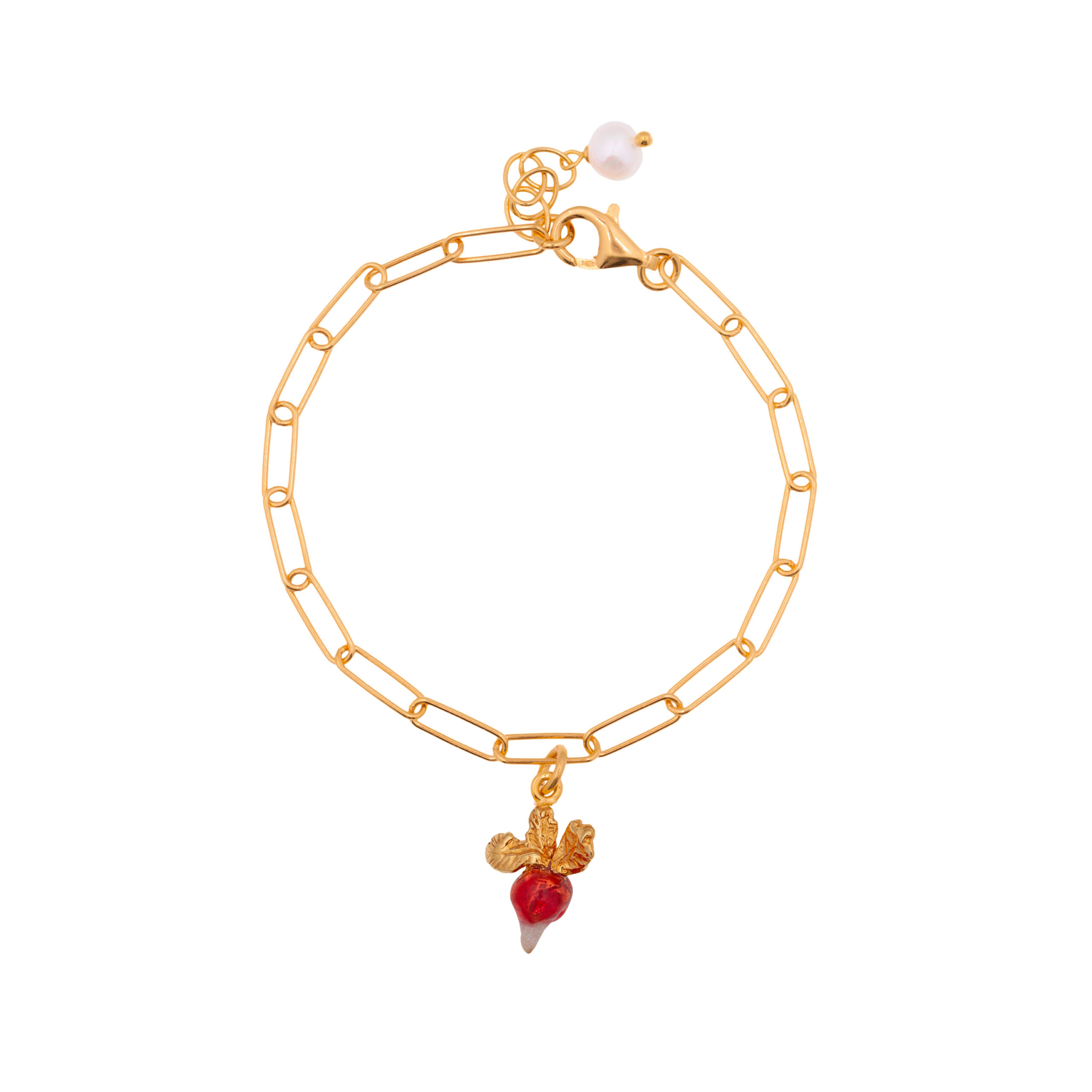 chain bracelet with radish